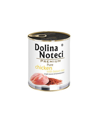 DOLINA NOTECI Pure - Poulet avec riz pour chiens au système digestif sensible - 800 g
