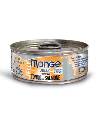 MONGE Jelly Cat Thon et saumon 80 g