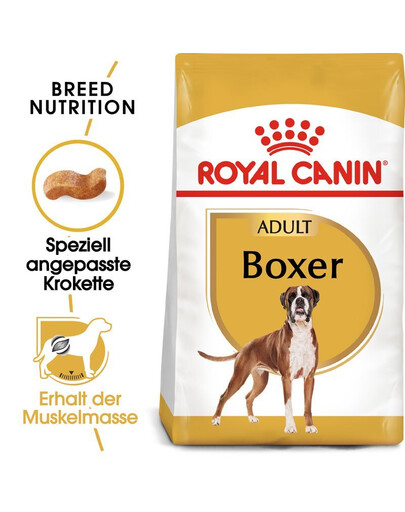 ROYAL CANIN Boxer Adult - Croquettes pour chiens Boxer adultes - 24 kg (2x12 kg)