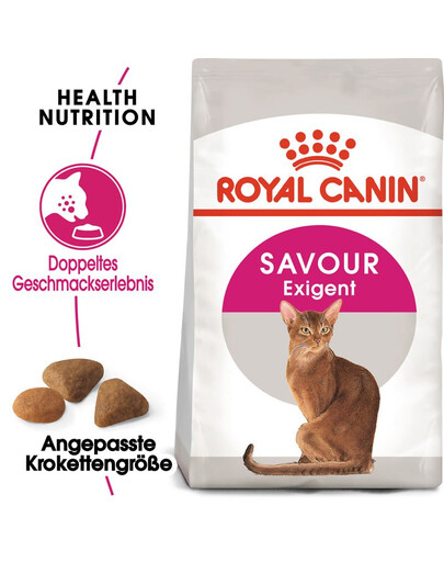 ROYAL CANIN Exigent Savour - Croquettes pour chats adultes difficiles - 20 kg (2x10 kg)