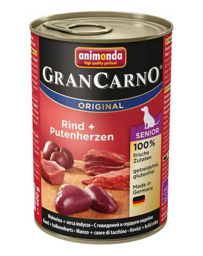 ANIMONDA Grancarno 0,4 kg Boîte de boeuf / dinde