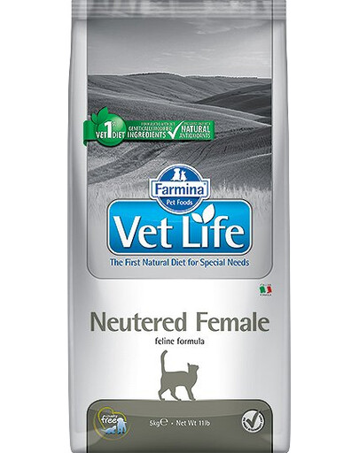 FARMINA Vet Life Neutered Female Pour les chats femelles stérilisés 10 kg