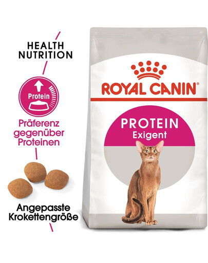 ROYAL CANIN Protein Exigent - Croquettes pour chats adultes difficiles - 20 kg (2x10 kg)