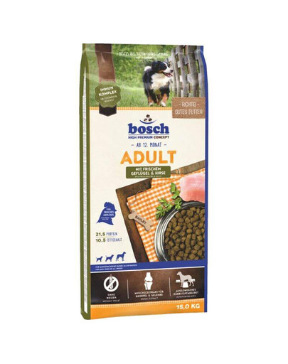 BOSCH Adult - Volaille et millet - 2 x 15 kg