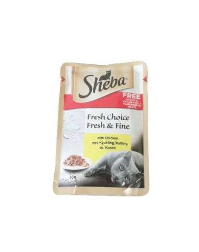 SHEBA Mini Poulet Echantillon 50 g