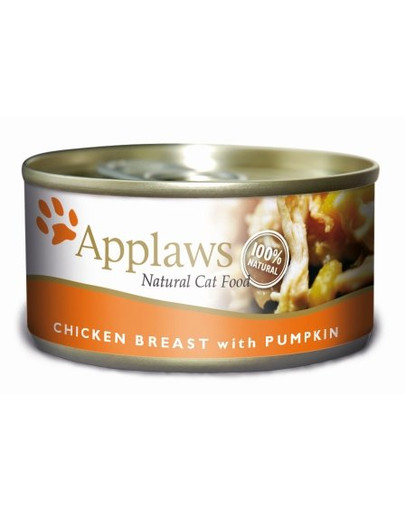 APPLAWS Cat Tin Chicken breast and Pumpkin 6 x 156 g