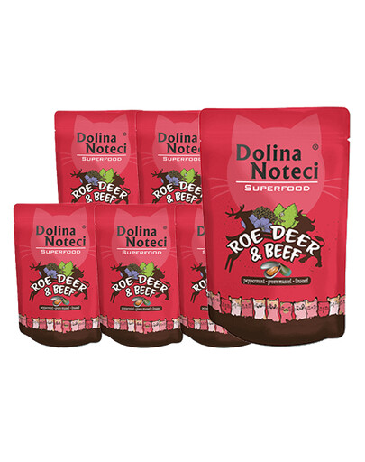 DOLINA NOTECI Superfood roe deer and beef 85g wet cat food