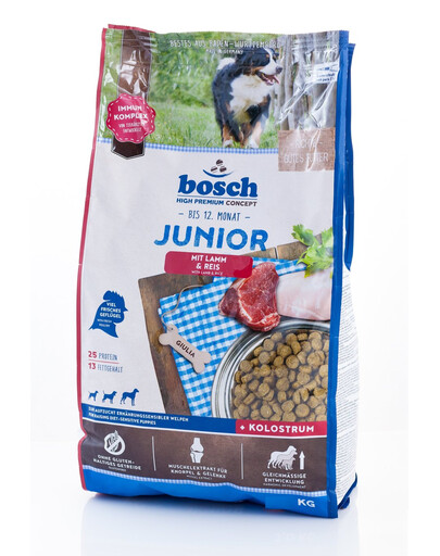 BOSCH Junior Aliments secs multiprotéinés pour chiots 15 kg + SIMPLY FROM NATURE Friandises de dressage avec lièvre 300 g