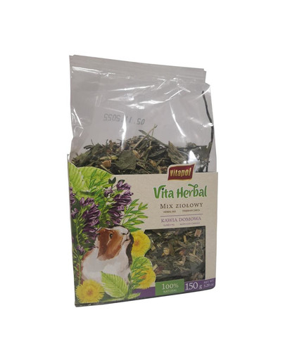 VITAPOL Vita Herbal Mix herbes pour cochons d'Inde 150 g