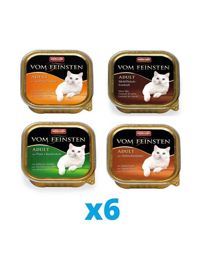 ANIMONDA Vom Feinsten Adult Mélange de saveurs 24x100 g