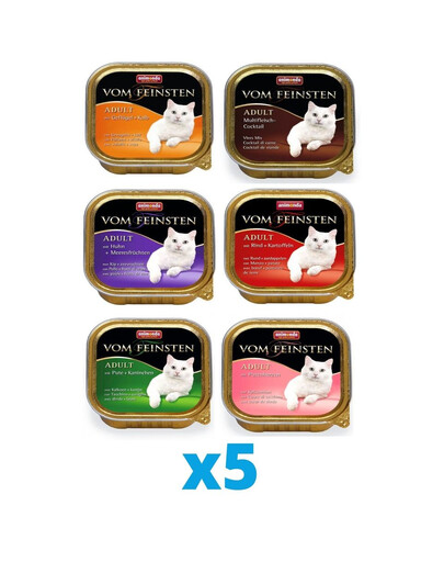 ANIMONDA Vom Feinsten Adult Mélange de 6 saveurs 30x100 g
