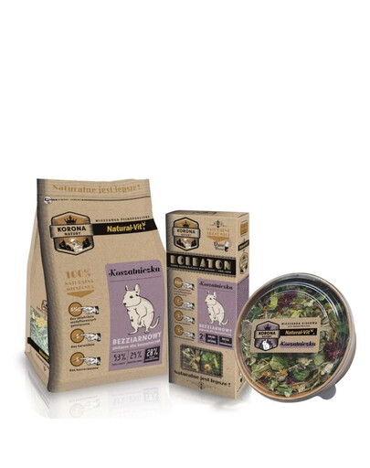 NATURAL-VIT Korona Natury Mélange complet pour gerbilles 750 g + kolbaton + mélange complémentaire 70 g
