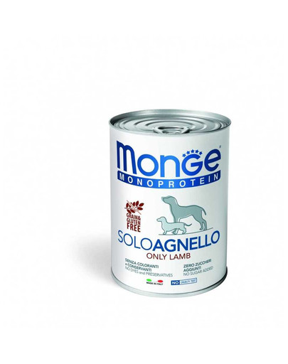 MONGE Monoprotein Solo Dog Agneau 400 g