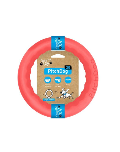 PULLER Pitch Dog Pink Ring pour le chien 20 cm