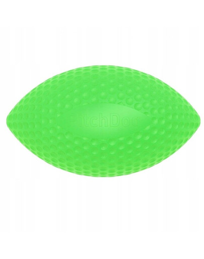 PULLER Pitch Dog Sport Ball Green ballon de rugby pour votre chien 9 cm x 14 cm
