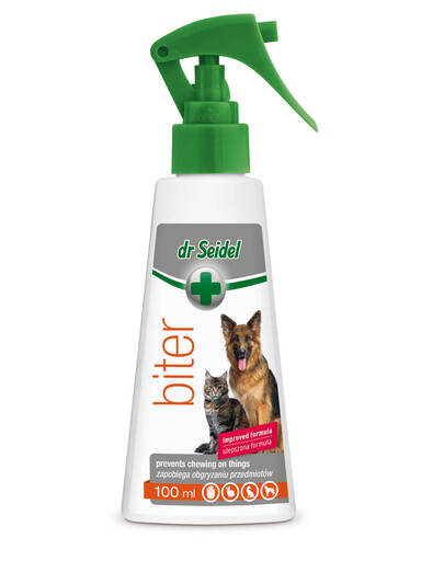 DR SEIDEL Biter liquide dissuasif contre le grignotage d'objets par les animaux 100 ml