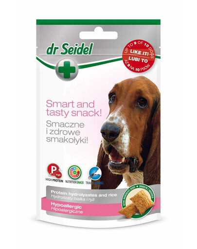 DR SEIDEL Friandises hypoallergéniques pour chiens ayant des allergies 90 g