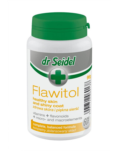 DR SEIDEL Flawitol pour chiens ayant des problèmes de peau 60 comprimés