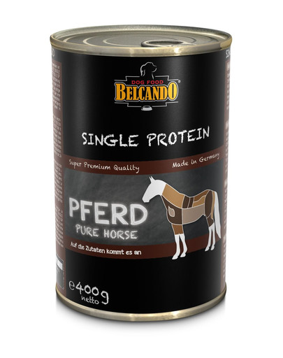 BELCANDO Single Protéin 400 g Pâtée Monoprotéine au cheval