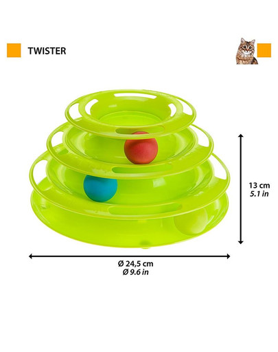 FERPLAST Twister Jouet pour chat