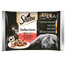 SHEBA sachet 52 x 85 g Selection in Sauce Juicy Flavours - nourriture humide pour chats en sauce (boeuf, agneau, poulet, dinde) + gamelle gratuite