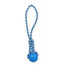 PET NOVA Dog Lifestyle balle sur une ficelle 40cm, bleu, arôme menthe