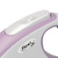 FLEXI Laisse automatique New Comfort 8 m Corde violet avec blanc