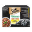 SHEBA Nature's Collection Saveurs de volaille en barquette 8x85g poulet aux poivrons et dinde aux carottes