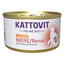 KATTOVIT Feline Diet Niere/Renal Chicken - viande de poulet pour soutenir la fonction rénale - 85 g