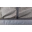 FERA Canapé-lit avec coussin 115 x 90 cm lin gris