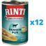 RINTI Singlefleisch Pure - nourritures monoprotéinées pour chiens adultes - 12 x 800 g