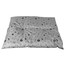 PET IDEA Coussin pour lit de chien M 75 x 50 cm gris