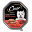 CESAR tray nourriture complète humide pour chiens adultes, barquette avec bœuf et foie 150 g