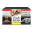 SHEBA Fresh&Fine 50x50 g avec poulet, volaille, dinde en sauce