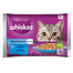 WHISKAS Délices de poisson avec saumon et thon en gelée 4x85g