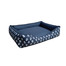 FERA canapé-lit avec coussin 125 x 100 cm acier avec pattes