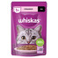 WHISKAS Adult sachet 85g nourriture humide pour chat en sauce avec du saumon