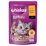 WHISKAS Adult sachet 85g nourriture humide pour chats adultes en sauce avec agneau et dinde