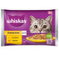 WHISKAS Senior sachet 85g Poultry Feast nourriture humide pour chats âgés en gelée avec : poulet, dinde
