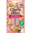 INABA Churu Bites Cat Treat Aliment humide avec une garniture crémeuse au poulet, au thon et au saumon 3x10g