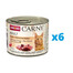 ANIMONDA Carny Adult Combinaison de foie de dinde et de poulet 6 x 200 g