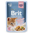 BRIT Premium Cat Pouch with Chicken Fillets in Gravy for Kitten 85g pâtée pour chatons au poulet