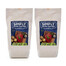 SIMPLY FROM NATURE - Croquettes cuites au four avec de la viande de cheval et du saumon - 2x1,2 kg