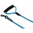 PET NOVA Laisse en nylon. corde 1.2cm x 120cm poignée néoprène, bleu