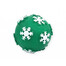 PET NOVA DOG LIFE STYLE Balle avec flocon de neige 7.5cm verte