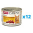 ANIMONDA Carny Adult cœurs de bœuf, de poulet et de canard 12 x 200 g
