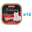 ANIMONDA Vom Feinsten Adult Aliments humides avec boeuf, blanc de poulet et herbes 12x100 g
