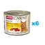 ANIMONDA Carny Senior Boeuf, poulet et fromage 6x200 g
