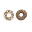 LOLO PETS - Donuts à la vanille et au chocolat-noisette pour chiens - 2 pièces - 120 g
