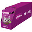 WHISKAS Adult - nourriture humide en sauce au saumon pour chats adultes - sachet 28x85g
